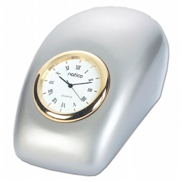 Natico Originals 10-P792 Clock Tron Pearl Silver 10-P792 - main